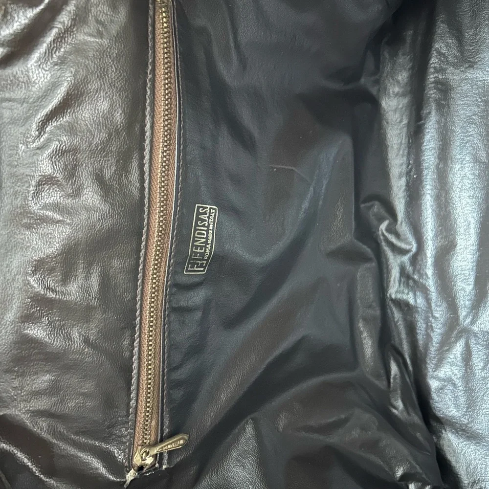 Fendi *project* Tan and Brown Men's Briefcase